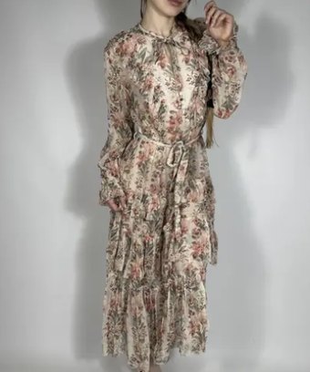 Zimmermann Silk Floral Maxi Dress Luxury Y2K Style