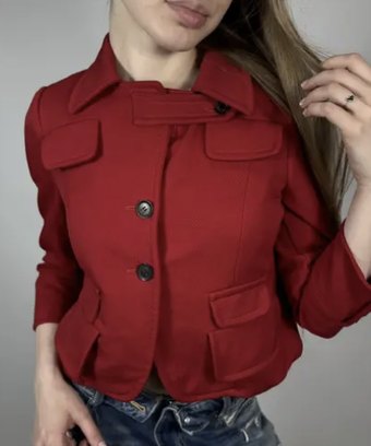 Vintage 2008 Gucci Luxury Archive Cropped Blazer Jacket